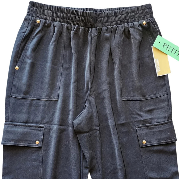 MICHAEL Michael Kors Classic Satin Cargo Pants - Picture 3 of 9